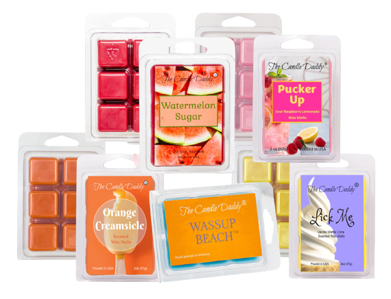 Summer Lovin' 5 Pack - 5 Amazing Summer Wax Melts - 30 Total Cubes - 10 Total Ounces