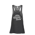 thumbnail image 1 of Summer Lovin' Women's Fashion Sleeveless Flowy Racerback Workout Yoga Tank Top Charcoal Grey X-Large, 1 of 3