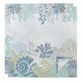 thumbnail image 1 of Summer Marine Life Cloth Napkins, Ocean Coastal Weeping Corals Starfish Washable and Reusable Dinner Napkins Set of 2, Table Napkin for Kitchen Party Birthday Wedding Hotel Housewarming 20"x20", 1 of 9