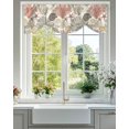thumbnail image 1 of Summer Marine Life Tie Up Valances Curtain, Adjustable Kitchen Ocean Coral Conch Silhouette Graffiti Starfish Valances for Windows Decor, Rod Pocket Short Curtains Set for Bedroom/Bathroom, 42"x18", 1 of 9