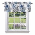 thumbnail image 1 of Summer Marine Life Valance Curtain Ocean Watercolor Octopus Coastal Coral Window Valances Rod Pocket Short Curtains Window Treatments for Kitchen Bedroom Bathroom Laundry 60" x 18", 1 of 9