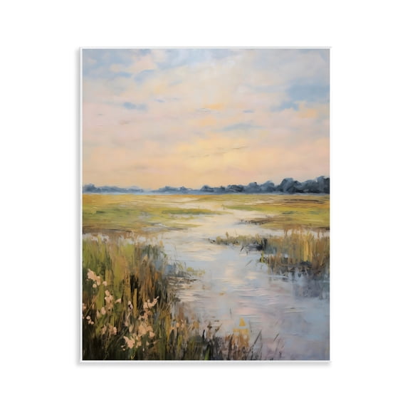 Stupell Industries Summer Marsh Stream Wall Plaque Art, design by Creative Studio, 14 x 11