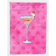thumbnail image 1 of Summer Martini Pink Polkadot Flag Canvas - House Size, 1 of 1