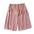thumbnail image 1 of Summer Maternity Clothing Loose A-line Skirt Round Necked Pregnant Woman Skirt Pink L, 1 of 2