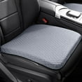 thumbnail image 1 of Summer Memory Foam Car Seat Cushion with Coccyx Relief, Ice Fabric Cooling Support – 8cm Height Boost Improves Driving Vision, Pressure-Relieving Pad for Office Home Auto, 1 of 8