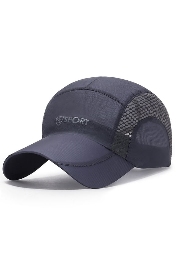 Summer Men Mesh Cap Cycling Running Cap Baseball Tennis Hat Breathable Quick Dry Hat Bone Snapback Women Climbing Running Unisex Breathable Full Mesh Baseball Cap Lightweight Cooling Water Sports Hat