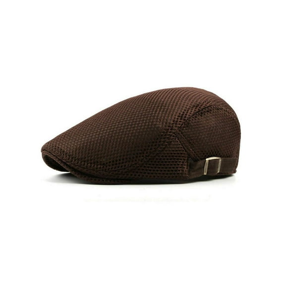 Summer Men Newsboy Ivy Gatsby Cap Hat Mesh Cabbie Golf Driving Sun Flat Beret