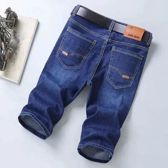 Summer Men Short Denim Jeans Thin Casual New Cool Pants Short Elastic Daily High Quality Trousers New Arrivals