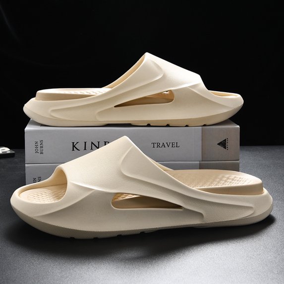 Summer Men Slippers Home Classic Massage Sandals Outdoor EVA Beach Slides Breathable Quick-drying Casual Flip Flops