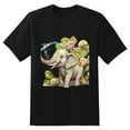 thumbnail image 1 of Summer Men Tee ShirtWatercolor Elephant (6) Graphic Letter Print T Shirts Crew Neck Short Sleeves Sports Sizes XS-5XL, 1 of 1