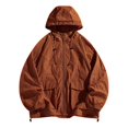 thumbnail image 1 of Summer Men' Windbreaker Sun Protection Clothing Korean Style Streetwear Zipper Hooded Jackets Man, 1 of 5