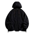thumbnail image 1 of Summer Men' Windbreaker Sun Protection Clothing Korean Style Streetwear Zipper Hooded Jackets Man, 1 of 5