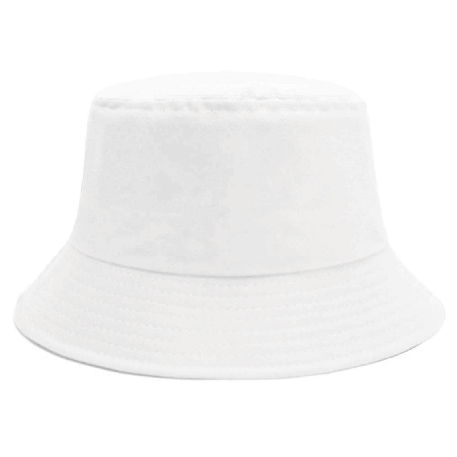 Summer Men and Women Foldable Pure Color Fisherman Hat Sun Hat Bucket ...