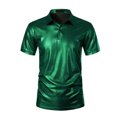 thumbnail image 1 of Summer Men's Bright Short Sleeve Shirt Comfortable Breathable Casual T-Shirt for Men Lightweight Fashion Top Men's Tops T-Shirt Casual Crew Neck Loose, 1 of 7