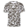 thumbnail image 1 of Summer Men's Camo T Shirt Round Neck Short Sleeved Comfortable Tshirts, 1 of 2