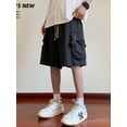 thumbnail image 1 of Summer Men's Cargo Shorts 2024 New Outdoor Multi-Pocket Basketball Casual Loose Work Pants Male Drawstring Y2k Bermuda Hombre, 1 of 5