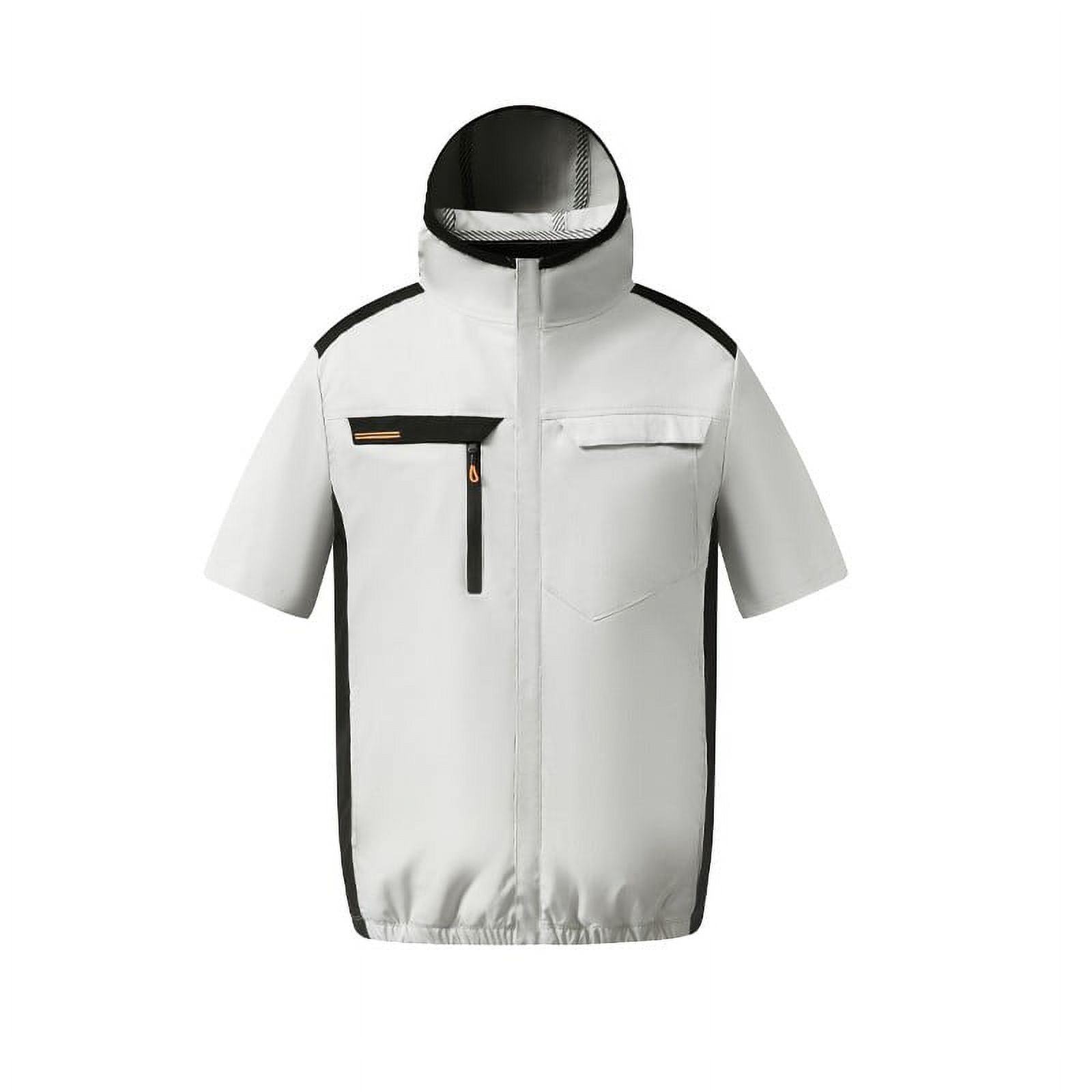 Meichoon Unisex Cooling Vest Hooded Air Conditioning Jacket with 2 Fans Meichoon Unisex Cooling Vest Hooded Air Conditioning Jacket with 2 Fans