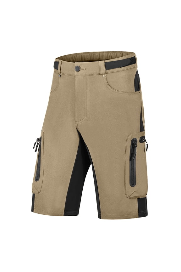 Summer Men's Cycling Shorts Mountain Bike Shorts Fitness Outdoor Elastic Waisted Climbing Trousers