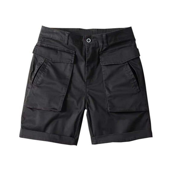 Summer Men's Fashion Loose Casual Pocket Stretch Cargo Shorts