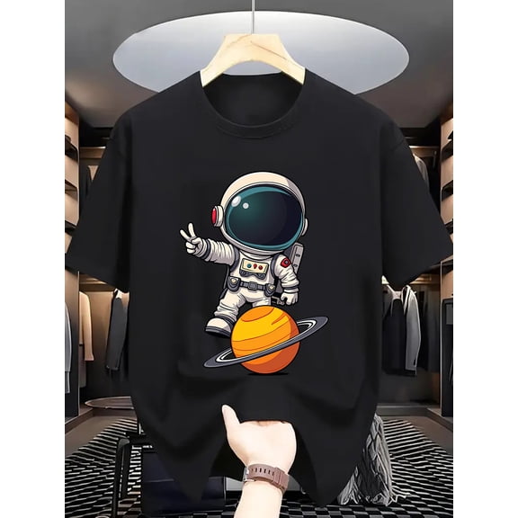 Summer Men's Fashion Print Short Sleeve T-Shirt