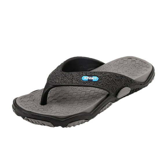 Summer Men's Open Toe Beach Slippers for Men Slippers Beach Shoes Mens indoor Outdoor Slippers Massage Bathroom Flip Flops 9