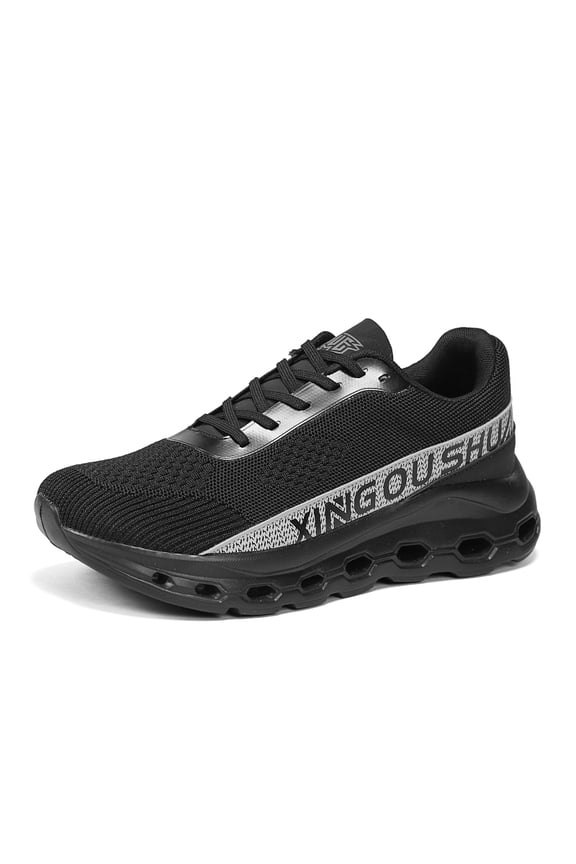 Summer Men's Outdoor Casual Sneakers, flexible breathable running footwear, durable anti-slip traction and cushioned insole, great for sports training, city commute and light outdoor exercise.