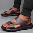 thumbnail image 1 of Summer Men's Sandals with Arch Support Open Toe Adjustable Buckle Straps Summer Causal Daily Workout Shoes for Men, 1 of 7