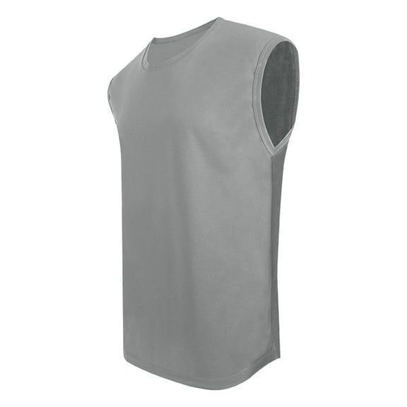 Summer Men's Sleeveless Basketball Running Fitness Sports Round Neck Tank Top Mens Body Suits Tops Workout Shirts Men Cancer&nbsp;Shirts&nbsp;For&nbsp;Men