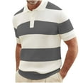 thumbnail image 1 of Summer Men's T-shirts Casual Tops Lightweight Breathable Tops Mens Shirts With Crew Neck And Short Sleeves Solid Color Business Outfit Summer Fashion Basic Essentials, 1 of 5