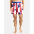 thumbnail image 1 of Way to Celebrate Men's & Big Men's Americana Swim Trunks, Sizes S-3XL, 1 of 5