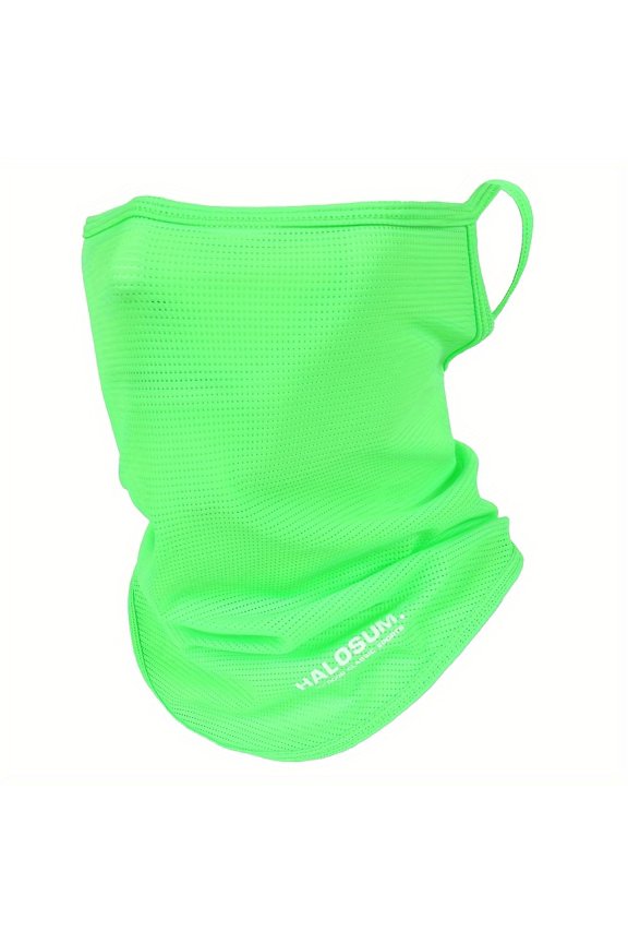 Summer Men's and Women's Face Protection Ice Silk Veil Shade Breathable Outdoor Neck Protection Riding Mask Half Face