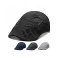 thumbnail image 1 of Summer Mens Boy Gatsby Ivy Cap Mesh Cabbie Golf Driving Sun Flat Beret Hats, 1 of 2