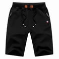 thumbnail image 1 of Summer Mens Shorts Casual Elastic Waist Cotton Beach Shorts Male Fashion Fitness Breathable Shorts Clothing, 1 of 6
