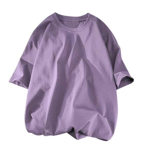 Summer Mens T-shirts Casual Tops Lightweight Breathable Tops Mens Shirts With Crew Neck And Short Sleeves Solid Color Base Everyday Wear Summer Beach Fashion Daily Essentials