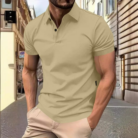 Summer Mens T-shirts Solid Color Tops Lightweight Breathable Tops Mens Shirts With Crew Neck And Short Sleeves Solid Color Athletic Tops Gym Training Workout Yoga Shirts