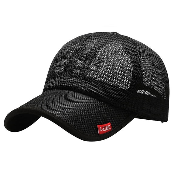 Summer Mesh Baseball Cap for Men Adjustable Breathable Caps Women Men's Hat Quick Dry Cool Hats Casual Trucker Hat