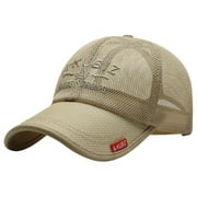 Summer Mesh Baseball Cap for Men Adjustable Breathable Caps Women Men's Hat Quick Dry Cool Hats Casual Trucker Hat