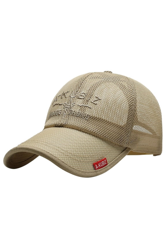 Summer Mesh Baseball Cap for Men Adjustable Breathable Caps Women Men's Hat Quick Dry Hats Casual Trucker Hat
