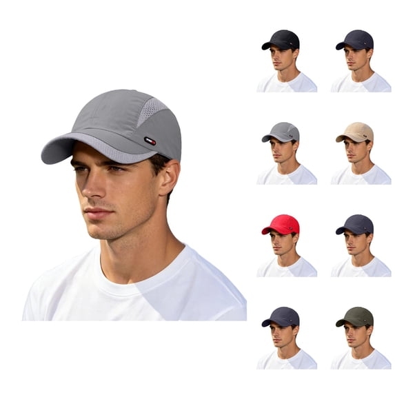 Summer Mesh Baseball Cap for Men Adjustable Breathable Trucker Mesh Hat Outdoor Sport Hat