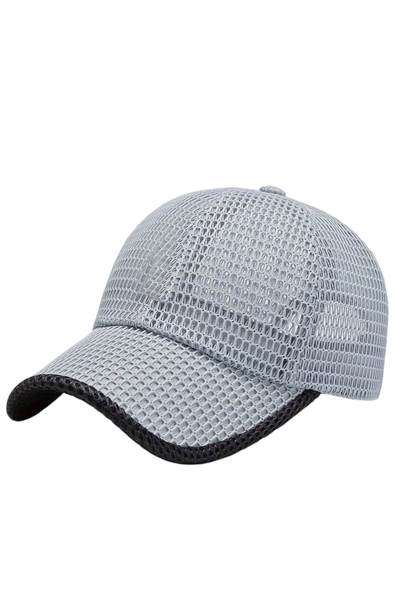 Summer Mesh Baseball Cap for Men Women Breathable Trucker Hat, Quick Dry Lightweight Baseball Hats Running Hat, Adjustable,One Size