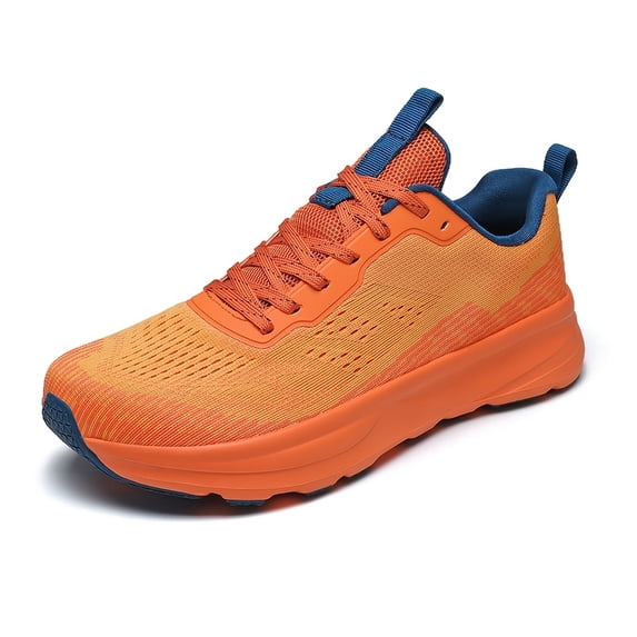 Summer Mesh Breathable Men's Shoes, Platform Wide-forefoot Sports Shoes, Spring and Autumn Men's Casual Running Shoes, Lightweight Non-slip Outdoor Hiking Shoes, Comfortable Walking Commuter Shoes