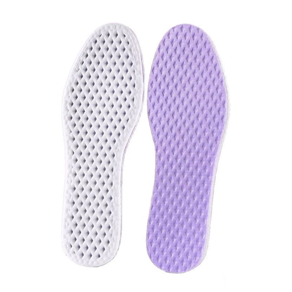 Summer Mesh Insoles Shock Absorption Breathable Shoe Inserts Flexible Cool Running Shoe Insoles for Men Women Sports Travel Work