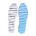 thumbnail image 1 of Summer Mesh Insoles Shock Absorption Breathable Shoe Inserts Flexible Cool Running Shoe Insoles for Men Women Sports Travel Work, 1 of 8