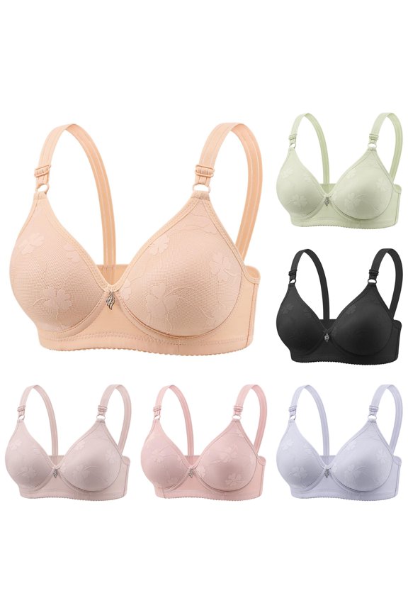 Summer Middle Adjustable Close Knit Bra Without Underwire Bra for Daily Comfort and Natural Support in Any Season