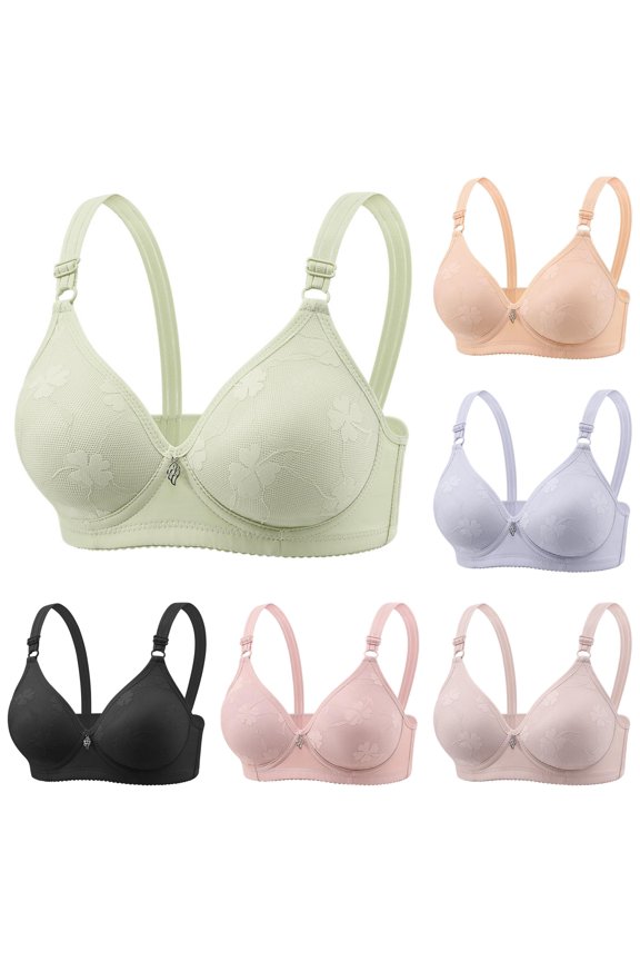 Summer Middle Adjustable Close Knit Bra Without Underwire Bra for Daily Comfort and Natural Support in Any Season