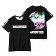 thumbnail image 1 of Summer Moonrise Anime Shirts Streetwear Men's and Women's Round Neck Short Sleeve Tops, 1 of 6