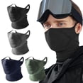 thumbnail image 1 of Summer Motorcycle Riding Ice Silk Face Mask – Windproof, UV-Protective & Breathable, Ear-Hanging Design, Doubles as Neck Gaiter, Ideal for Driving/Cycling, Gray, 1 of 5