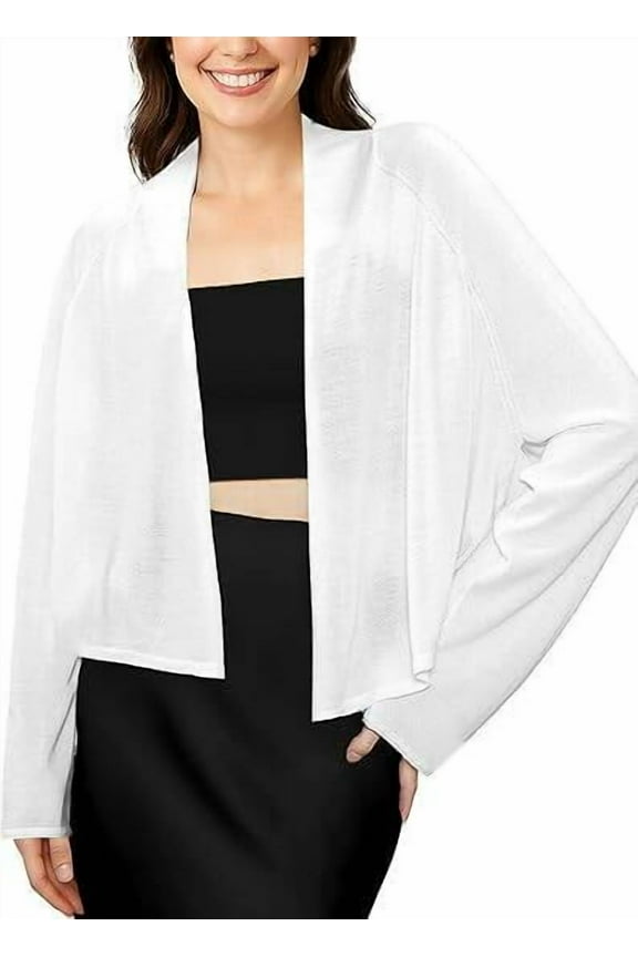 Summer Must - Have! Women's Versatile Thin, Breathable Long - Sleeve Open - Front Cardigan.