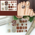 thumbnail image 1 of Summer Nail Stickers for Toes Elegant and Decals for DIY Manicure with Designs, 1 of 2