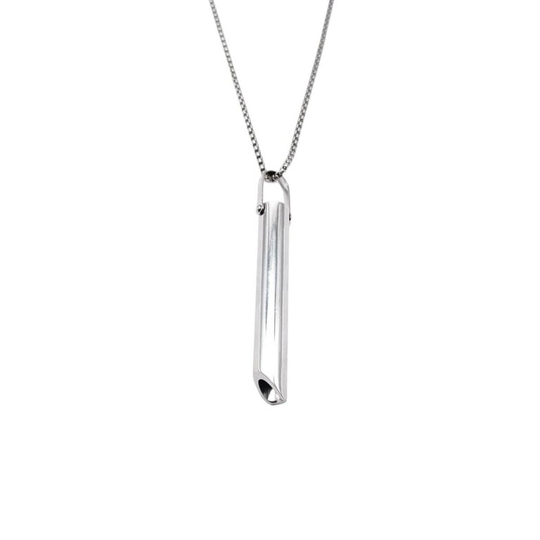 Summer Necklace Breathlace Necklace Stainless Steel Mindful